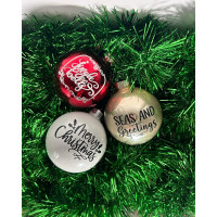 Custom Laser Engraved Holiday Ornaments